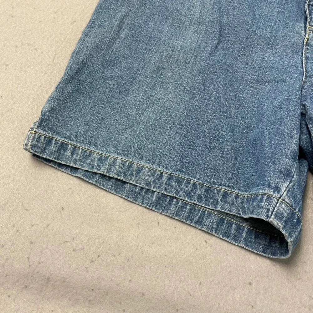 Vintage Cherokee Denim Carpenter‎ Shorts Womens 14 Blue High Rise Y2K 90s NWT